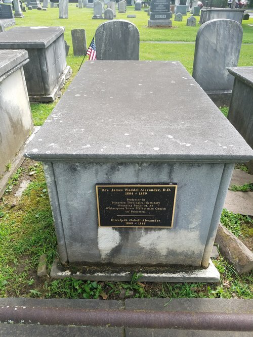J.W. Alexander’s grave at Princeton Cemetery (photo by R. Andrew Myers).
