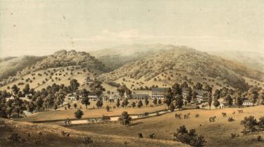 Red Sweet Springs, as it appeared in 1867. Source: http://exhibits.hsl.virginia.edu/springs/redsweet/