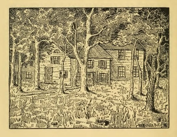 Sketch of Ringwood manse.