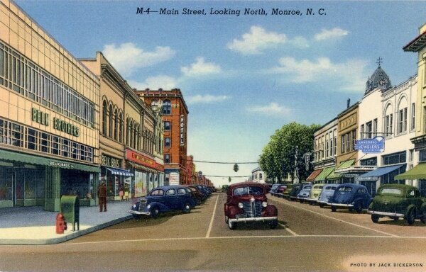 The first Belk store was located in Monroe, North Carolina.