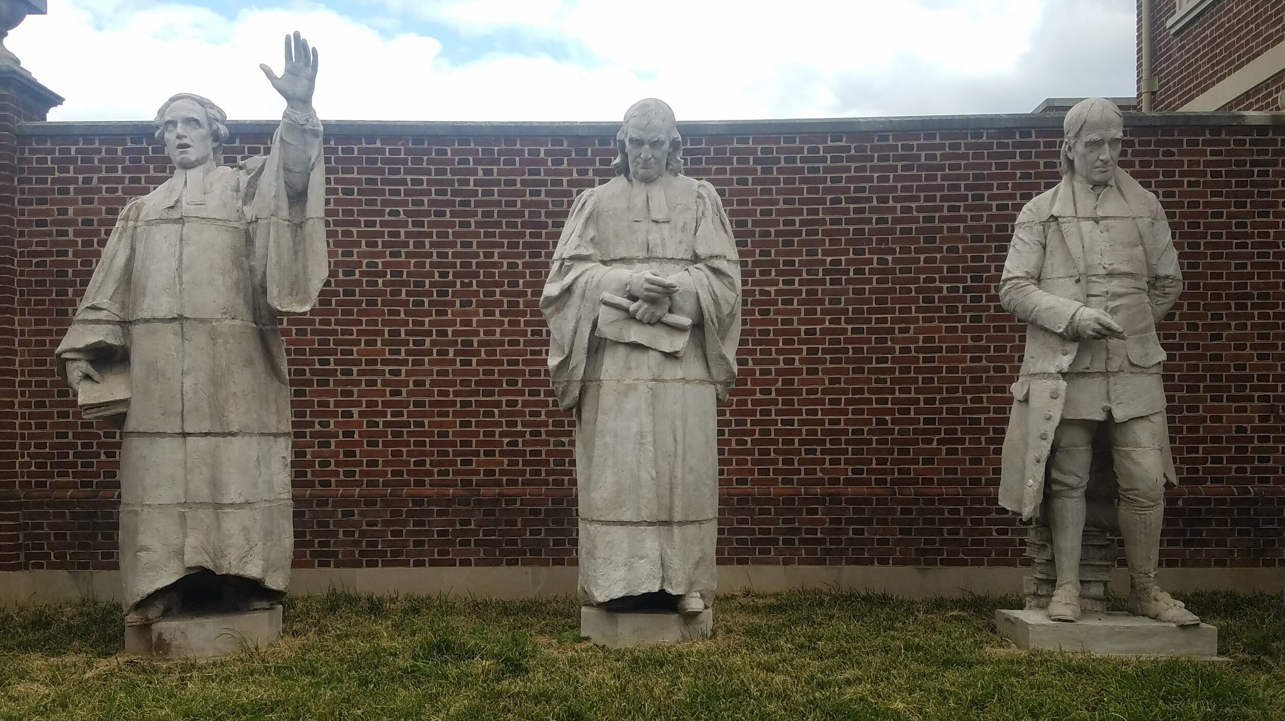 Pictured are Francis Makemie, John Witherspoon and John McMillan (photo credit: R. Andrew Myers).