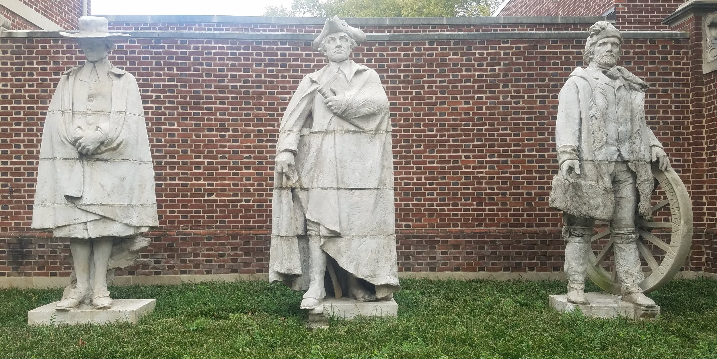 Pictured are Samuel Davies, James Caldwell and Marcus Whitman (photo credit: R. Andrew Myers).