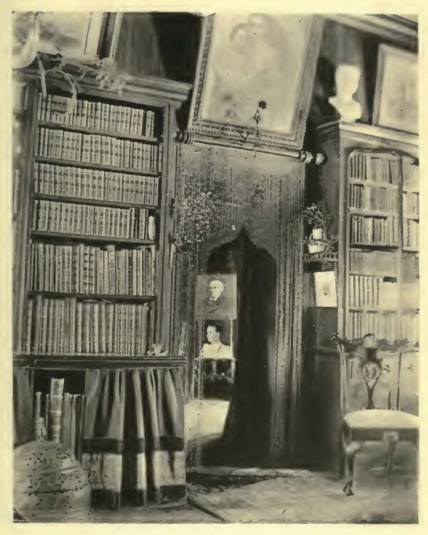 A second view of Comegys’ library.