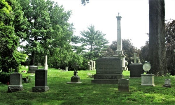 The Cuyler family plot at Green-Wood Cemetery.