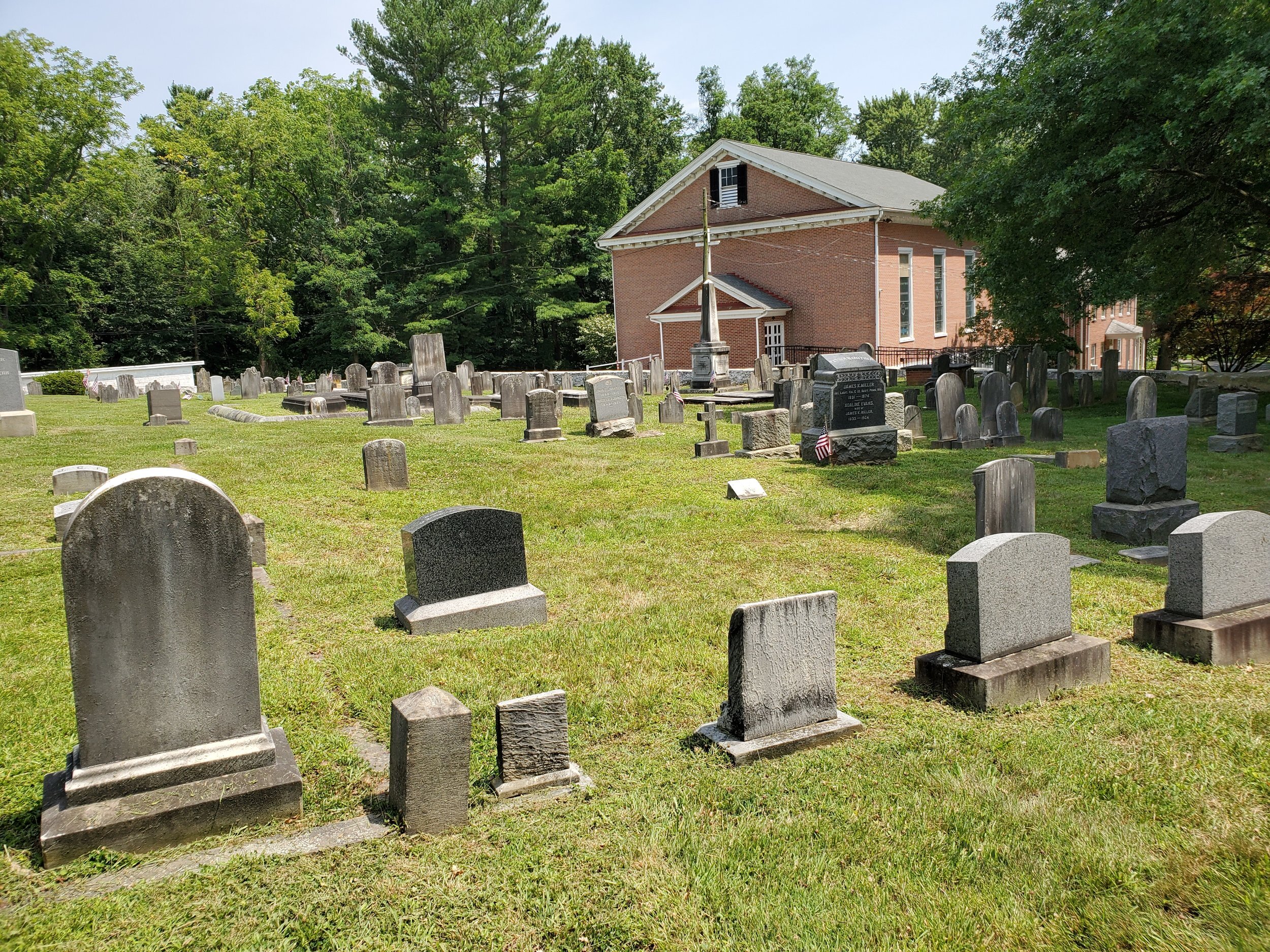 Head of Christiana Presbyterian Church (founded in 1706-1708; present building established in 1859) - photo credit: R. Andrew Myers