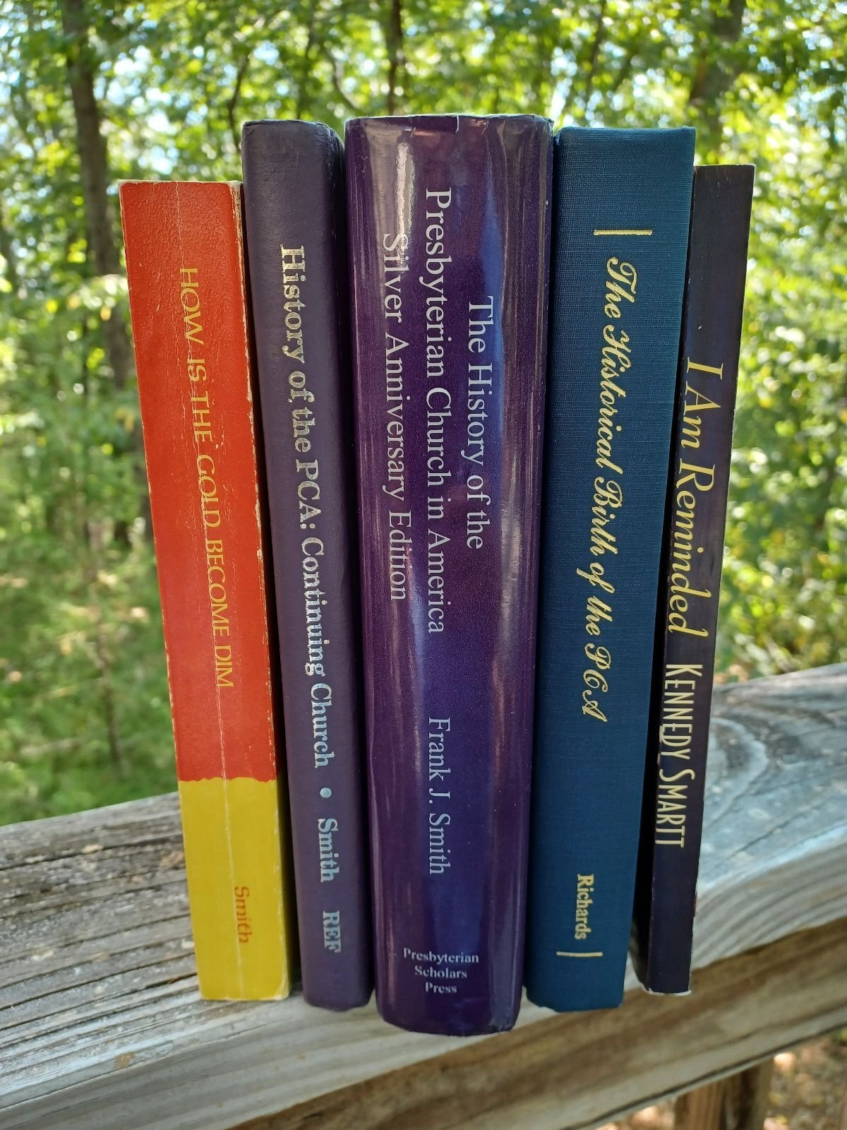 Some (but not all) of the important histories of the PCA (photo by R. Andrew Myers).