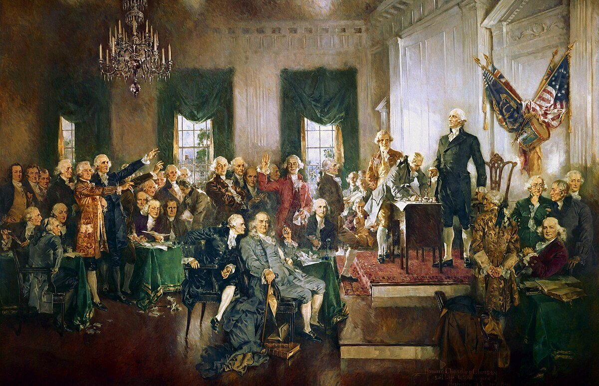 Scene at the Signing of the Constitution of the United States (1940), Howard Chandler Christy