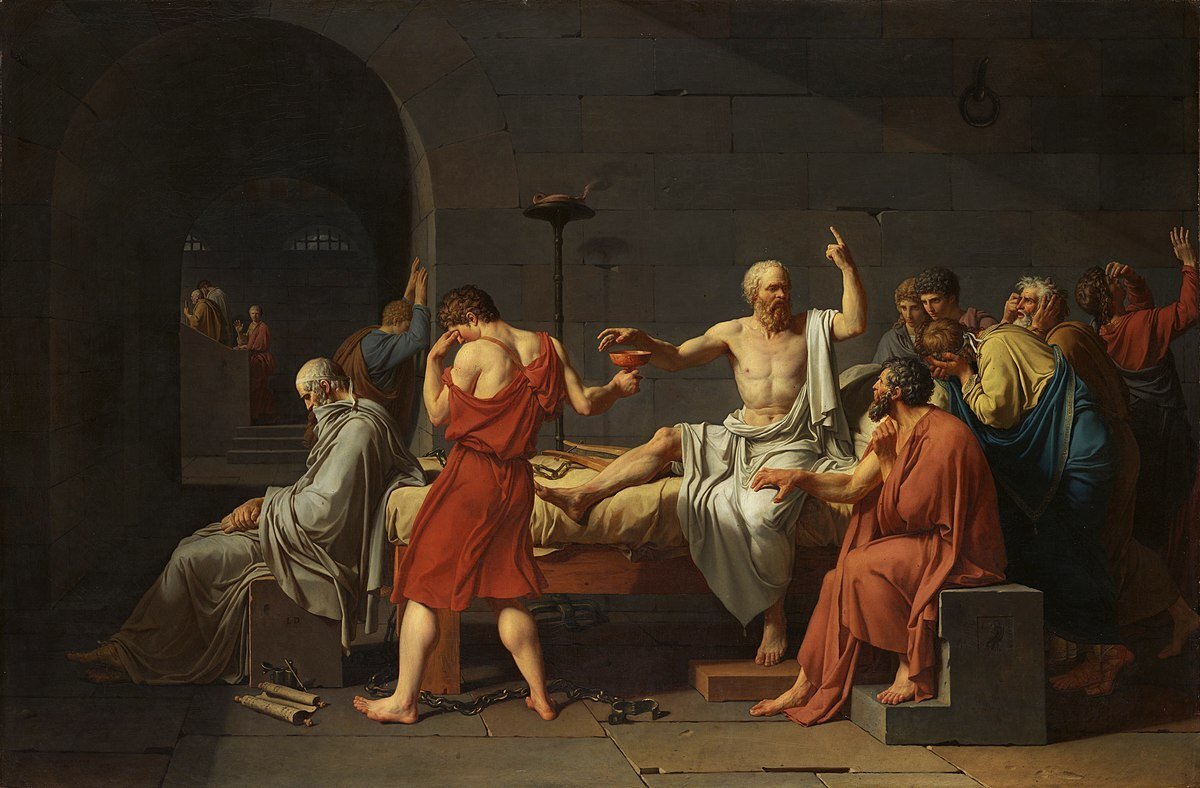 The Death of Socrates (1787), Jacques-Louis David