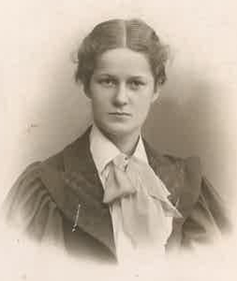 Katherine Heath Hawes pictured in 1895.