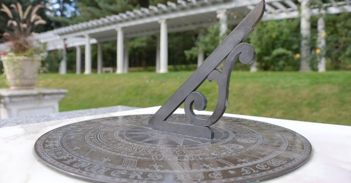 Katrina Task’s sundial at Yaddo.