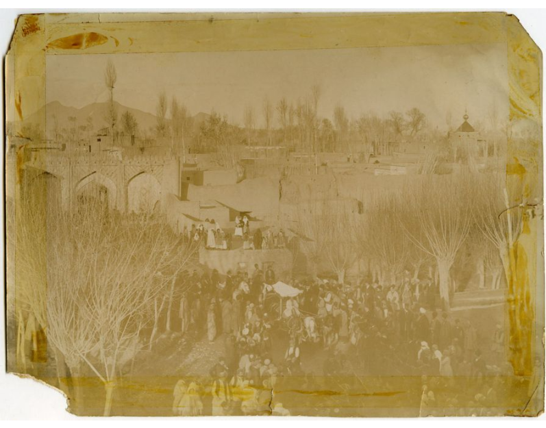 The return of the bodies of B.W. Labaree and his servant, Israel, after their murder by Kurds, on the road from Khoi to Urmia, March 1904.