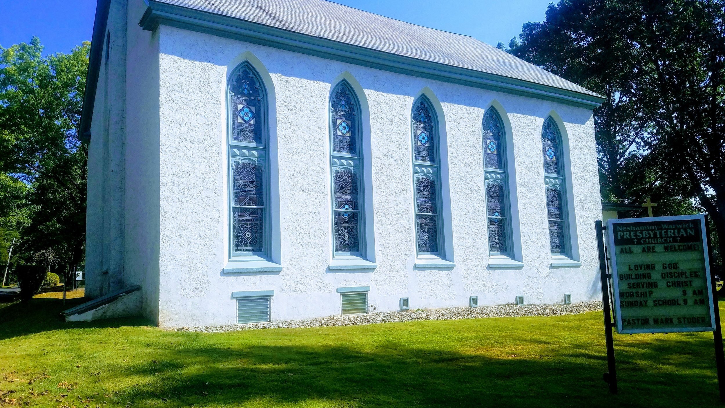 Neshaminy-Warwick Presbyterian Church (photo credit: R. Andrew Myers).