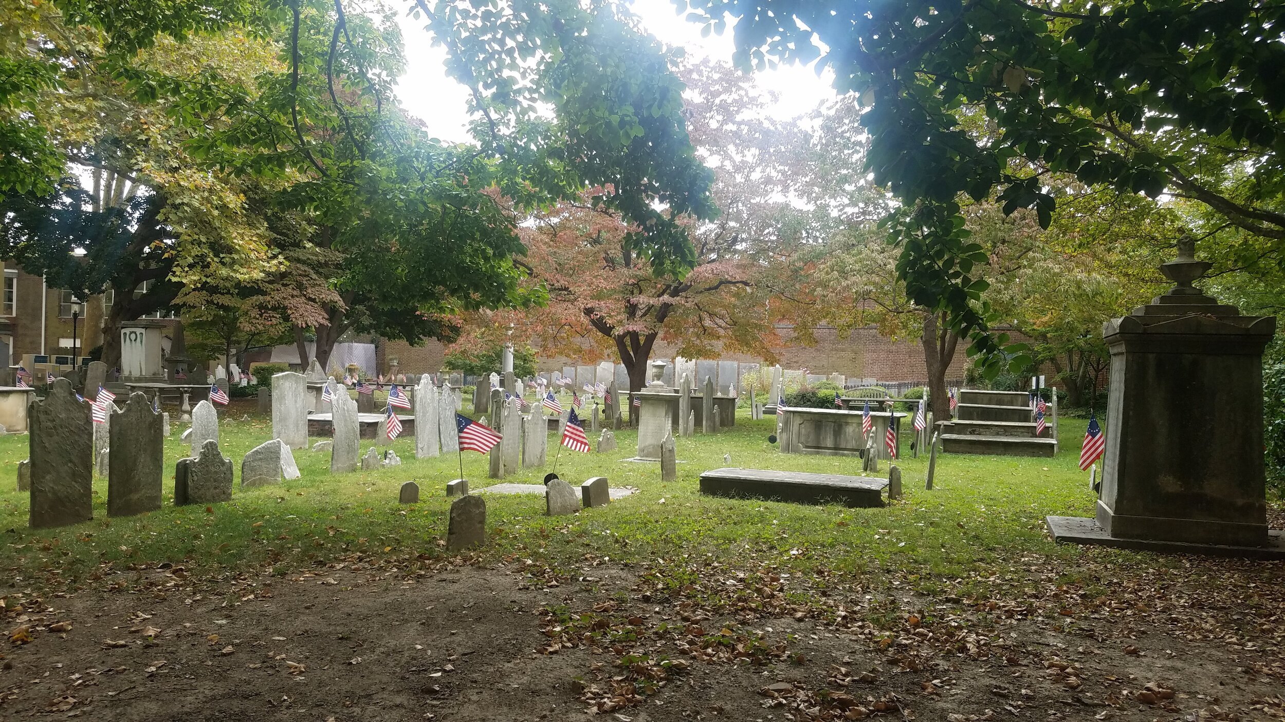 Old Pine Street Presbyterian Cemetery (photo credit: R. Andrew Myers).