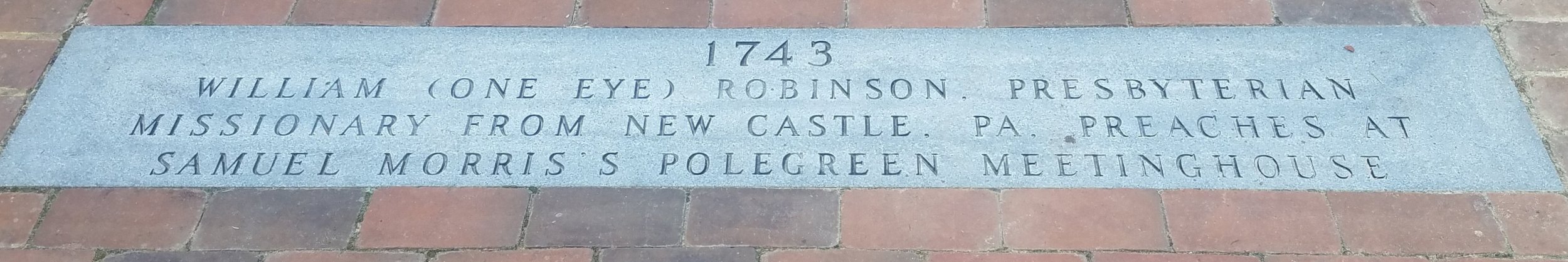 Marker located at the Historic Polegreen Church in Mechanicsville, Virginia (photo by R. Andrew Myers).