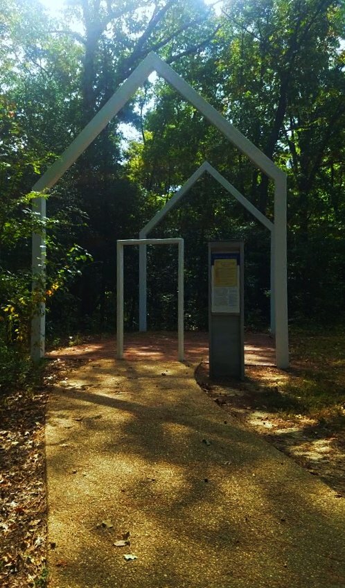One of the Samuel Morris Reading Rooms, the reconstructed frame of which stands at the Historic Polegreen Church in Mechanicsville, Virginia (photo by R. Andrew Myers).