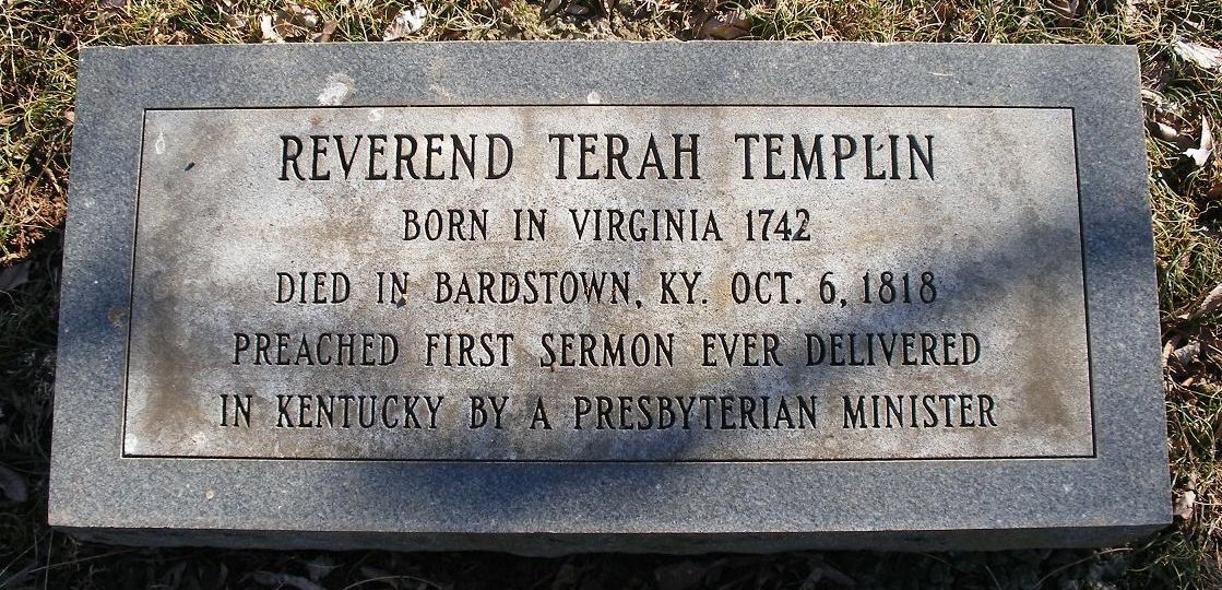 Terah Templin is buried in Bardstown, Kentucky.