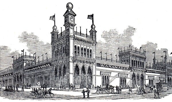 Wanamaker’s Philadelphia Grand Depot in 1876.