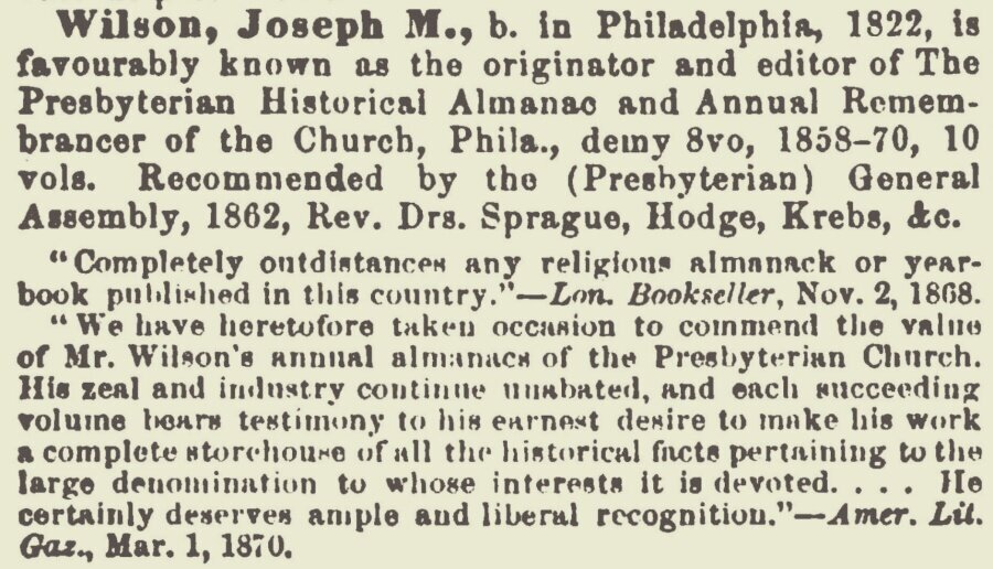 Source: S. Austin Allibone, A Critical Dictionary of English Literature and British and American Authors (1908), Vol. 3, p. 2781.